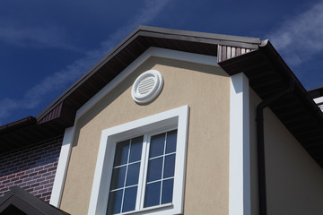 roof of modern house