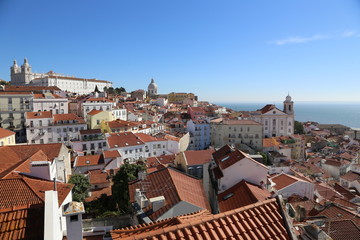 Fototapeta premium Rooftops of Lisbon