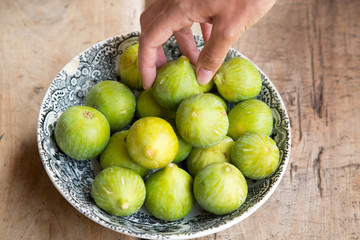 Picking figs