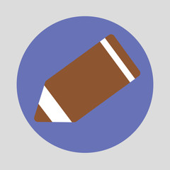 Drawing pencil icon. Vector illustration