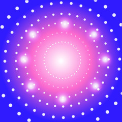 magical spotlight vector background