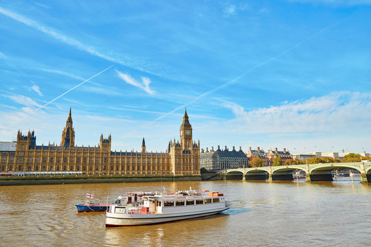 Big Ben With River Thames, London