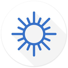 sun flat design modern icon