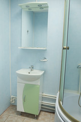 Interior of a hotel bathroom