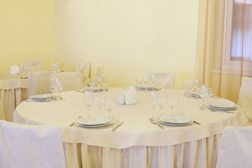 Interior of a modern cafe