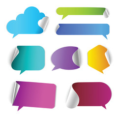 Call out chat vector 3d sign