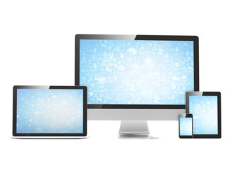 Ultimate web design, laptop, smartphone, tablet, computer