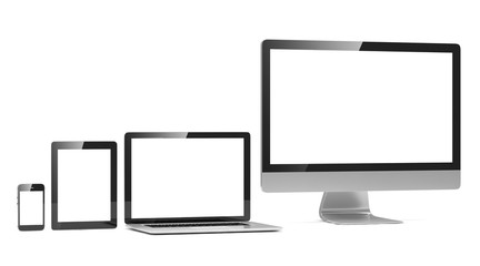 Ultimate web design, laptop, smartphone, tablet, computer