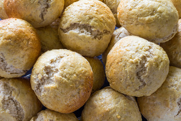 baked bread and buns bakery