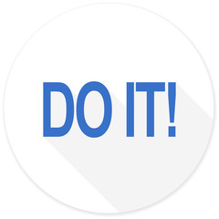 do it flat design modern icon