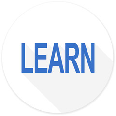 learn flat design modern icon