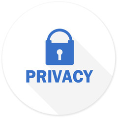 privacy flat design modern icon