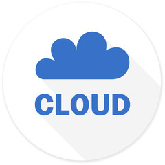 cloud flat design modern icon