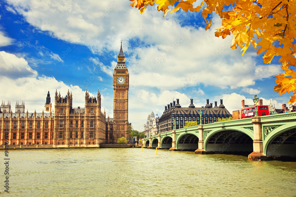 Wall mural big ben in london