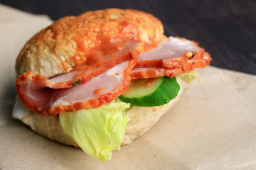 tasty hamburger