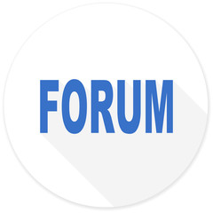 forum flat design modern icon