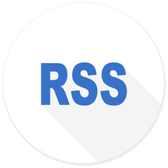 rss flat design modern icon
