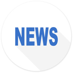 news flat design modern icon