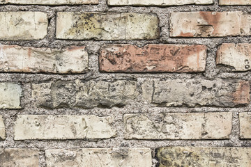 Grunge brick wall texture.