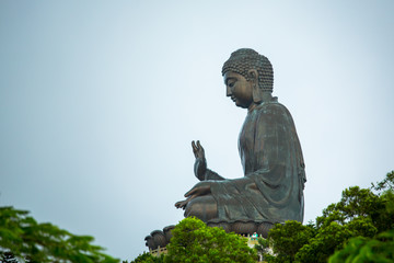 Tian Tan Buddha - the world's tallest outdoor seated bronze Buddha located in Hong Kong.