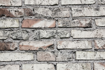 Grunge brick wall texture.