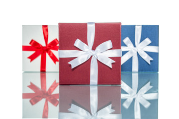 luxury color gift box for holiday event silk wrap