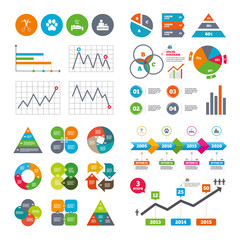 Hotel services icon. Pets allowed, hairdresser.