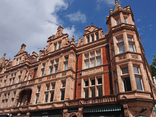 Fototapeta na wymiar London, Mayfair, ornate apartment building