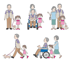 おじいさんと家族