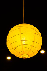Circle ceiling light lamp.