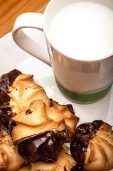 Milk and cookies the traditional bedtime snack