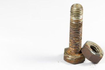 Schraube mit Mutter