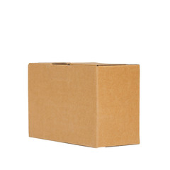 Business card paper box on white background.