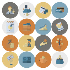 Business and Finance Icon Set