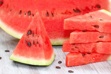 Slices of watermelon