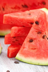 Slices of watermelon