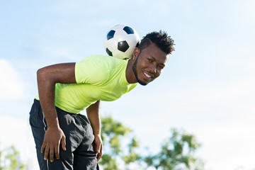 Balancing soccer ball