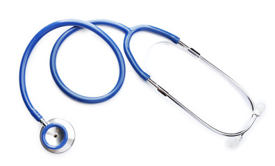 Stethoscope isolated on white