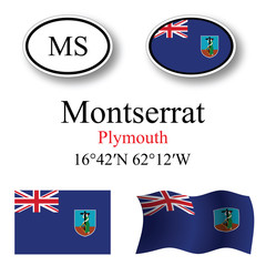 montserrat icons set