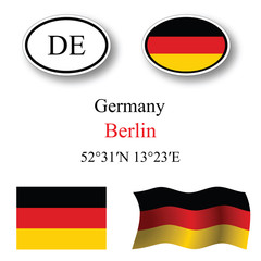 germany icons set