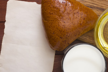 Pies baked in the oven