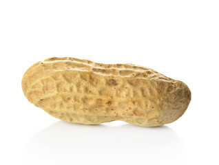 Dried peanuts in closeup