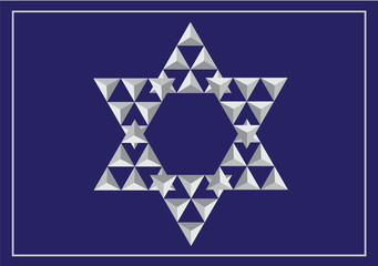 Obraz premium Star in Low polygon style