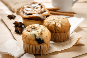 Testy Muffins and Cinnamon roll