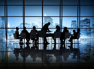 Business People Meeting Discussion Communication Concept