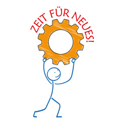 Stickman Gear Zeit fuer Neues