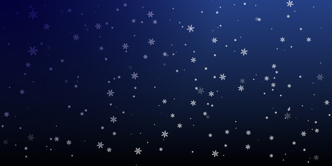 Naklejka na ściany i meble Christmas a background with falling snowflakes.Vector
