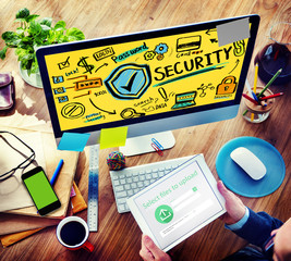 Security Shield Protection Privacy Network Concept