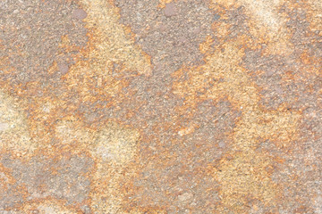 surface of the rock with brown tint