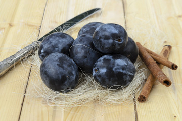 homemade plum preserves